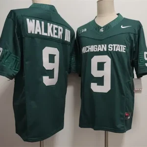 Michigan State Spartans #9 Kenneth Walker III 2026 Vapor Limited Green Jersey